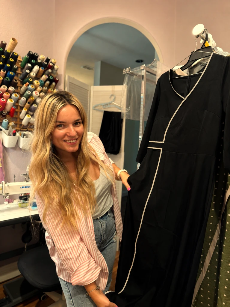 Juliana Lishchenko, founder and master tailor at Stitching Studio