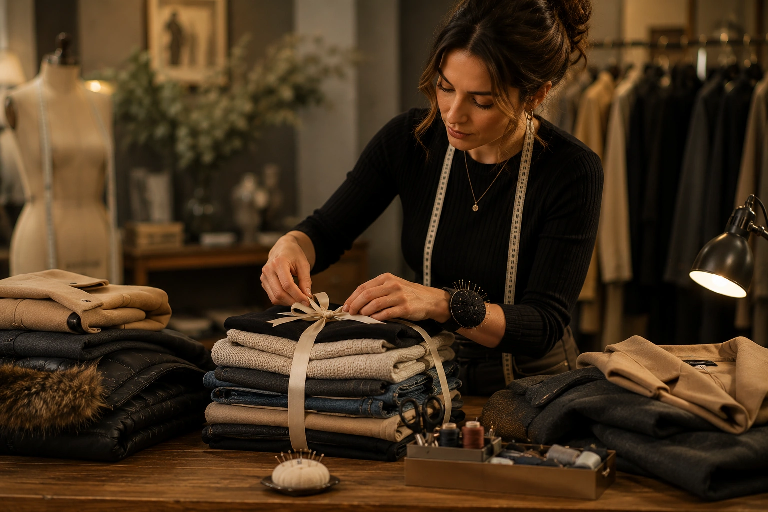 Bundled garment alteration packages at Stitching Studio in Sacramento