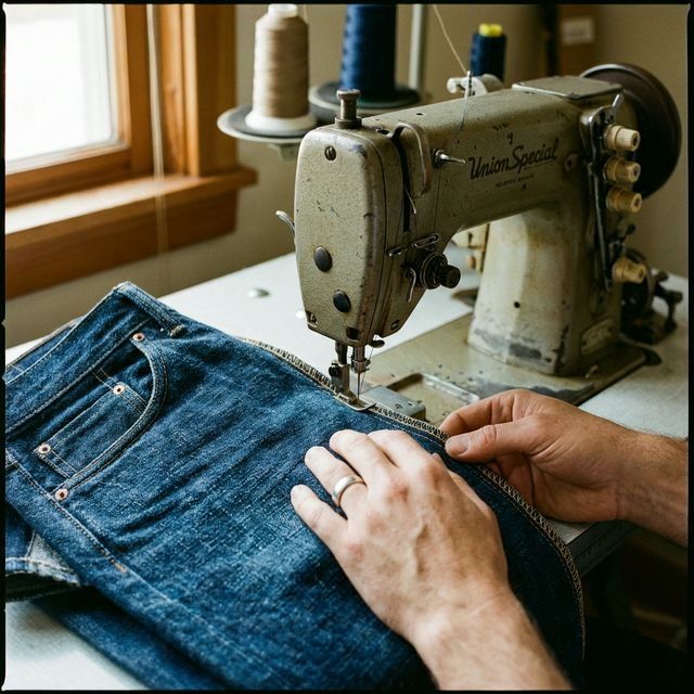 How to Hem Jeans & Keep the Original Hem