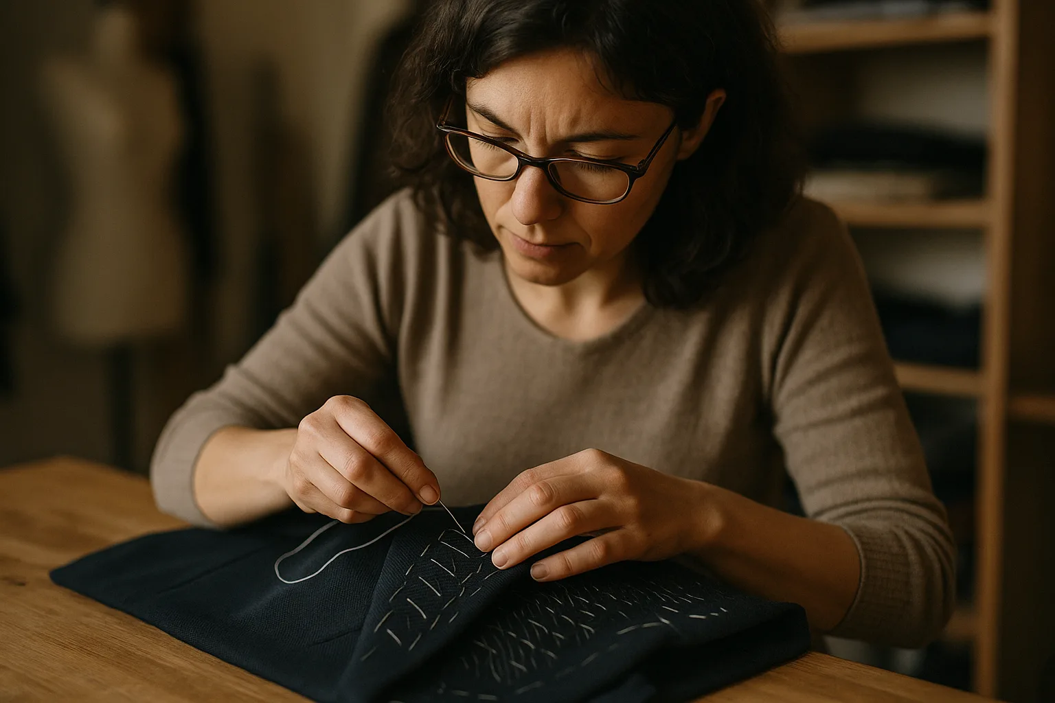 Custom Clothing in progress at the Stitching Studio atelier
