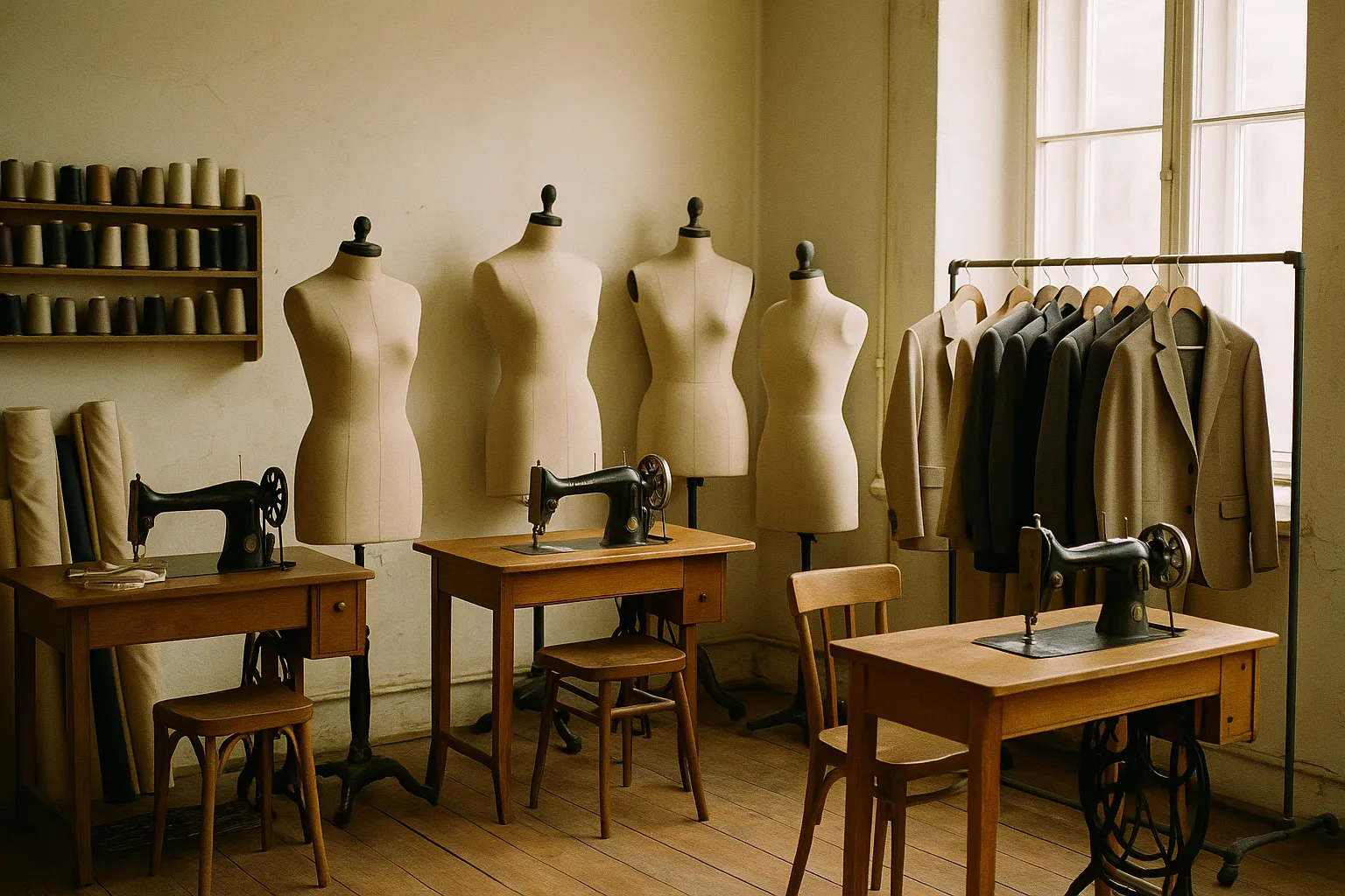 Inside the Stitching Studio tailoring atelier